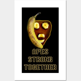 Apes Strong Together Posters and Art